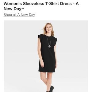 A New Day NWT black tshirt dress size XL